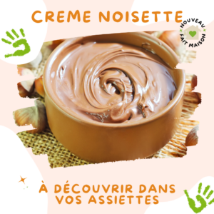 Nouveauté : Crème noisette